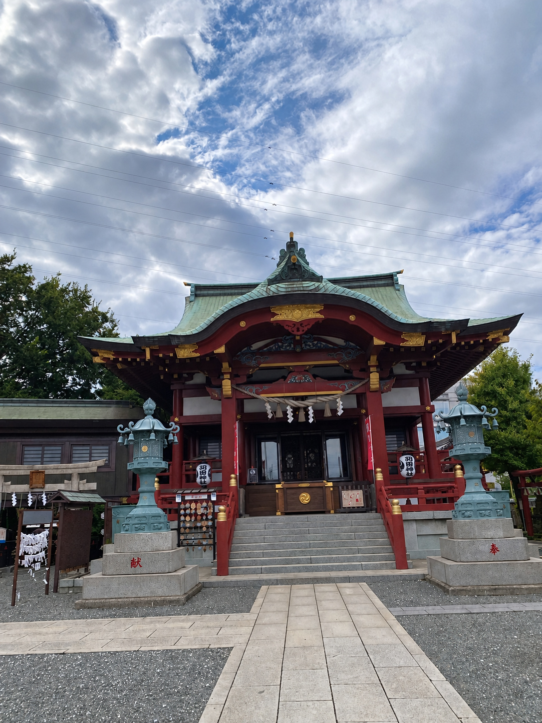 羽田神社の社殿